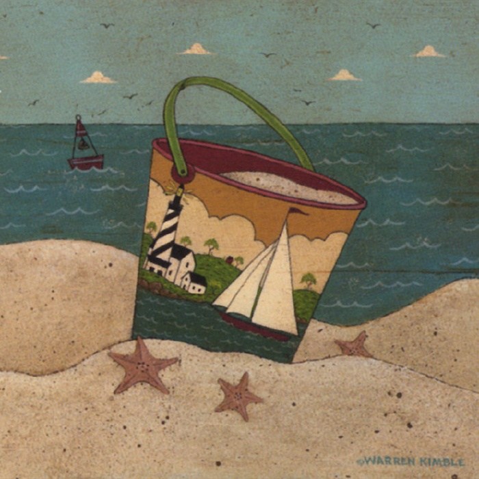 Warren Kimble Sailing by the Sea